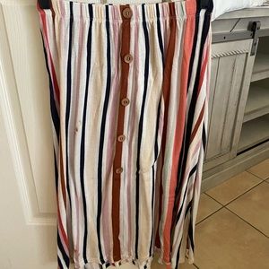 Full women’s colorful skirt